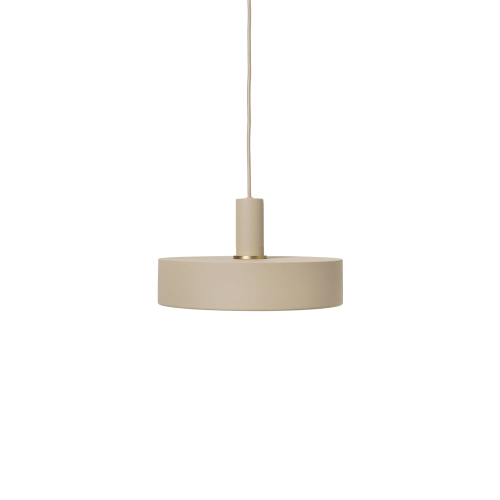 ferm LIVING Collect hanglamp cashmere, low, record shade