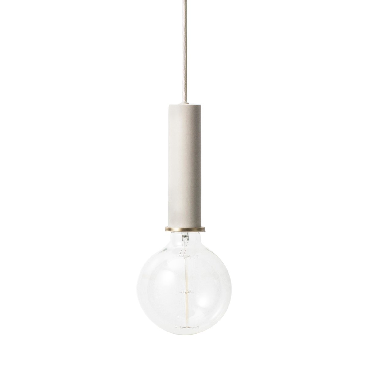 ferm LIVING Collect hanglamp groot lichtgrijs