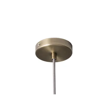 Collect hanglamp klein - messing - zilveren snoer - Ferm Living