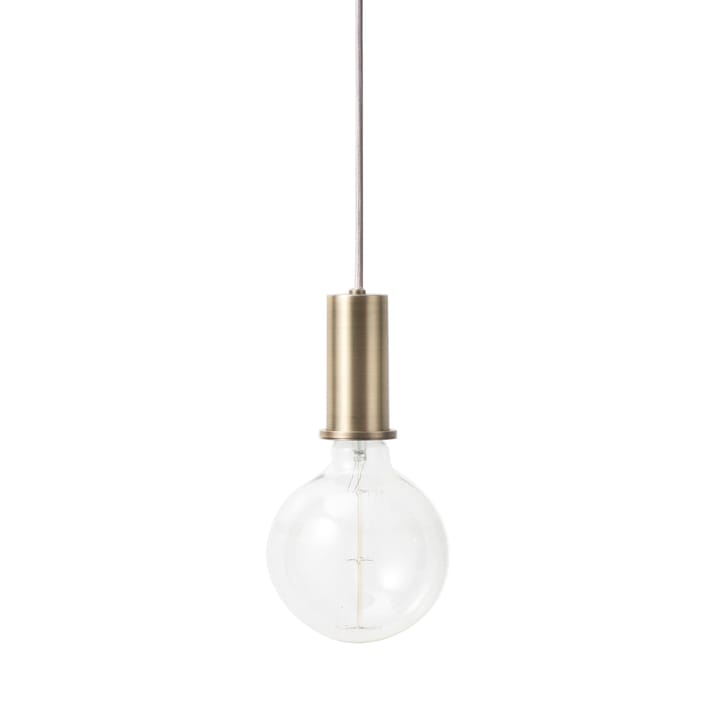 Collect hanglamp klein - messing - zilveren snoer - Ferm Living