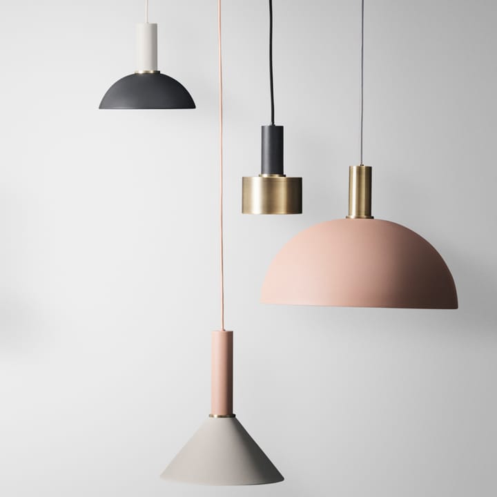 Collect Lampenkap, black, dome Ferm Living