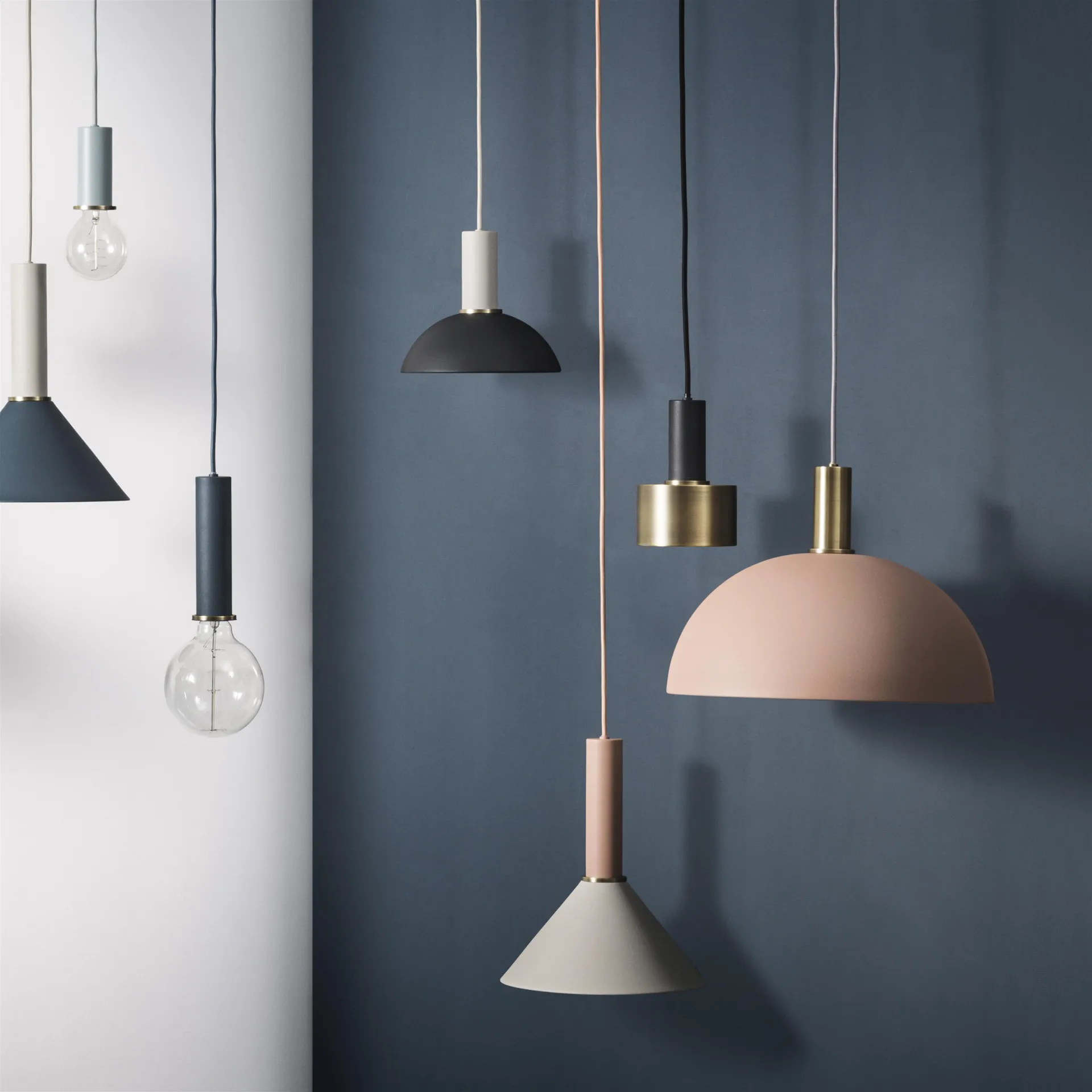 Collect lampenkap Hoop, zwart Ferm Living