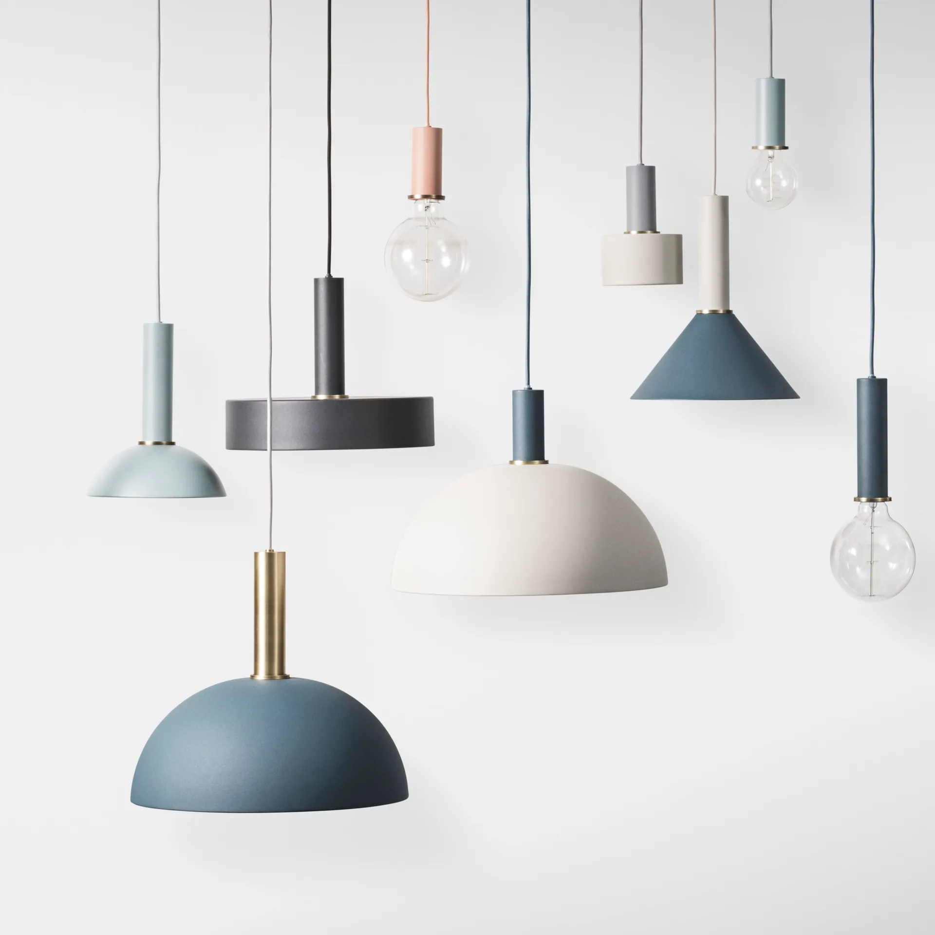 Collect lampenkap Record, zwart Ferm Living