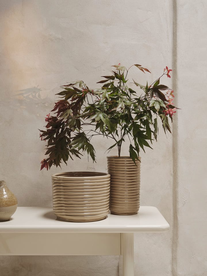 Corduroy pot Ø20x15 cm, Cashmere Ferm Living