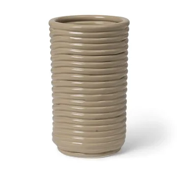 Corduroy vaas 21 cm - Cashmere - Ferm Living