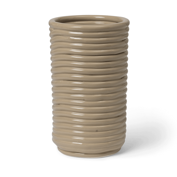 Corduroy vaas 21 cm - Cashmere - Ferm Living