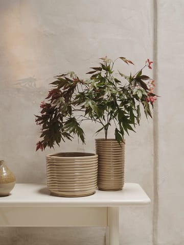 Corduroy vaas 21 cm - Cashmere - Ferm Living