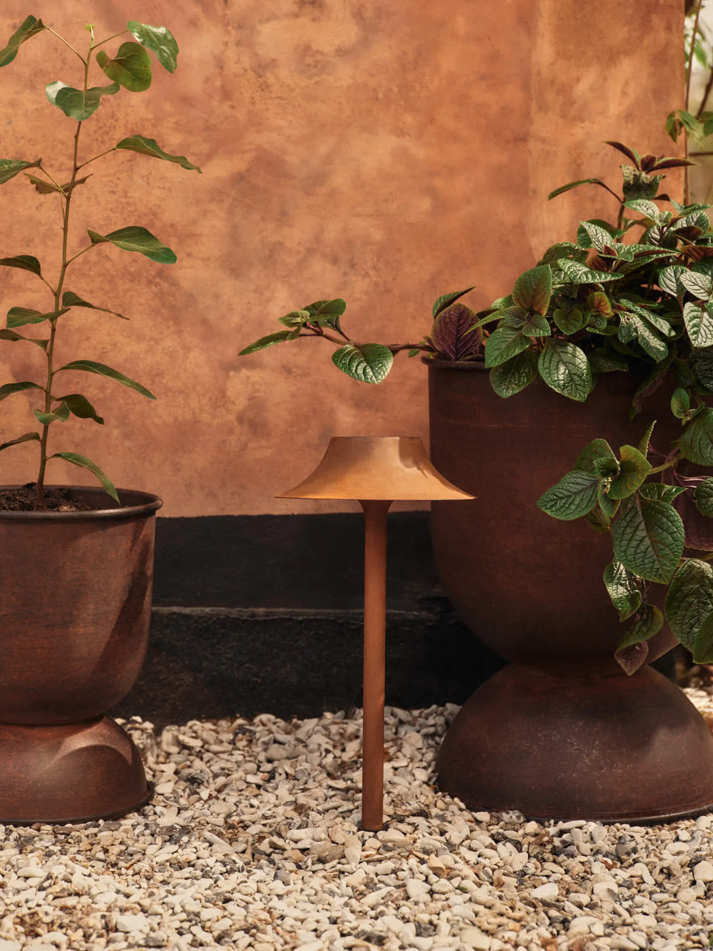 Cortivo outdoor solar lamp, Roest, Ø18x46 cm Ferm Living