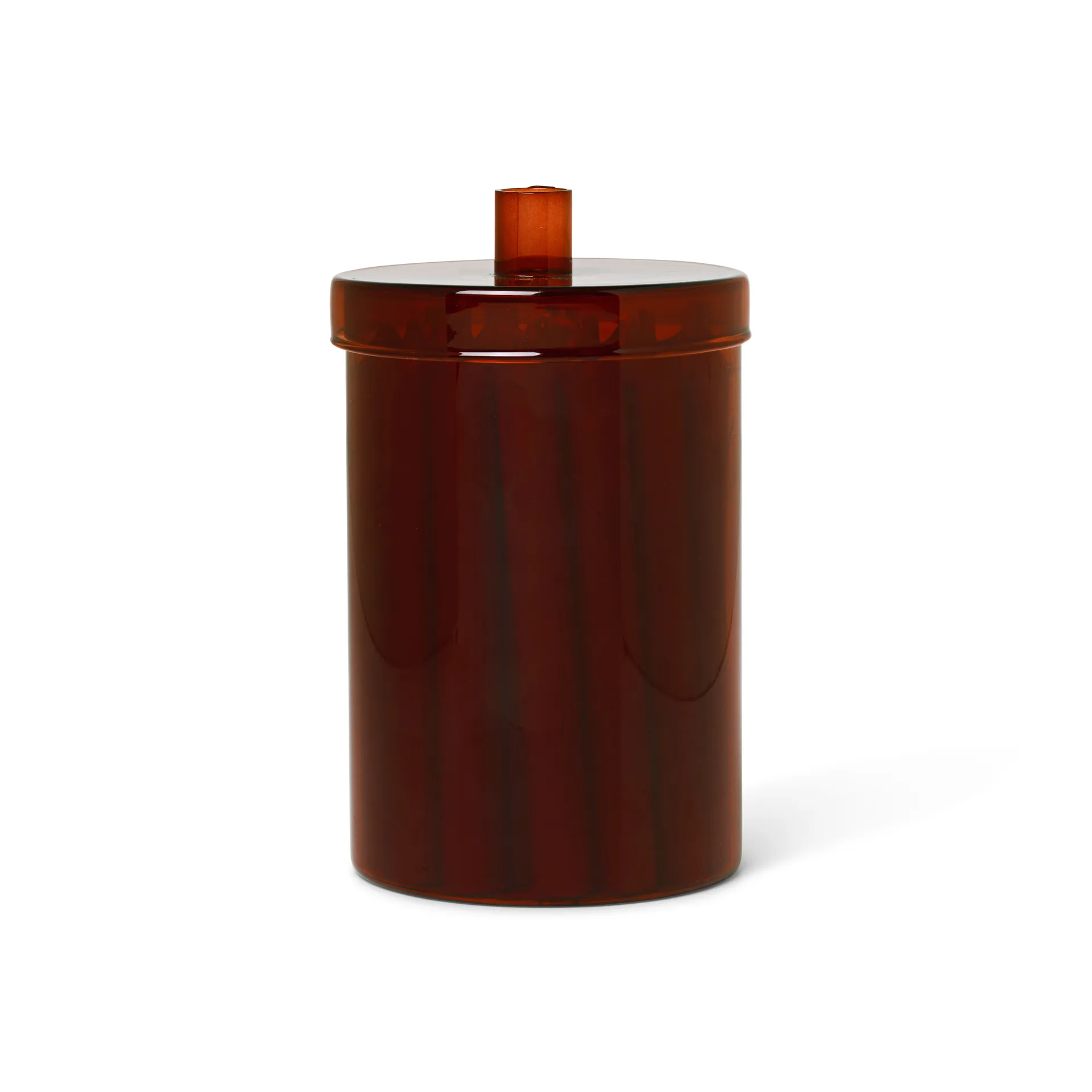 Countdown to Christmas glazen pot met 24 kaarsen, Donkerrood Ferm Living