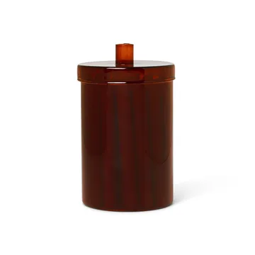 Countdown to Christmas glazen pot met 24 kaarsen - Donkerrood - Ferm Living