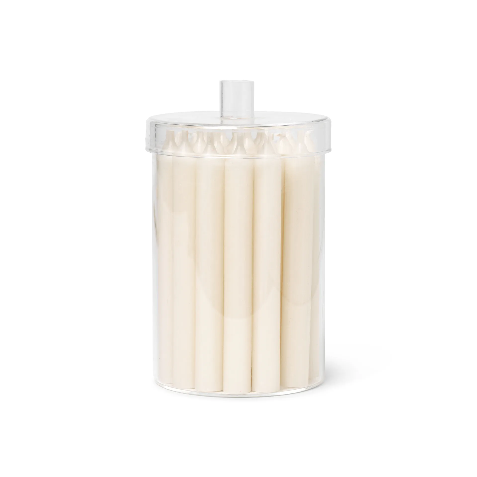 Countdown to Christmas glazen pot met 24 kaarsen, Off white Ferm Living