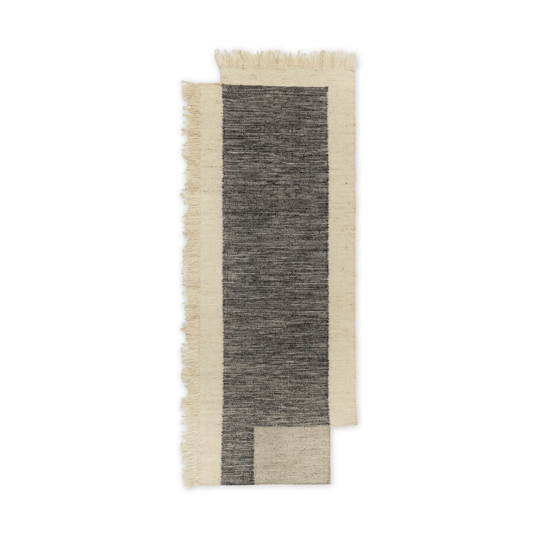 Counter gangloper, Houtskool-gebroken wit, 80x200 cm Ferm Living