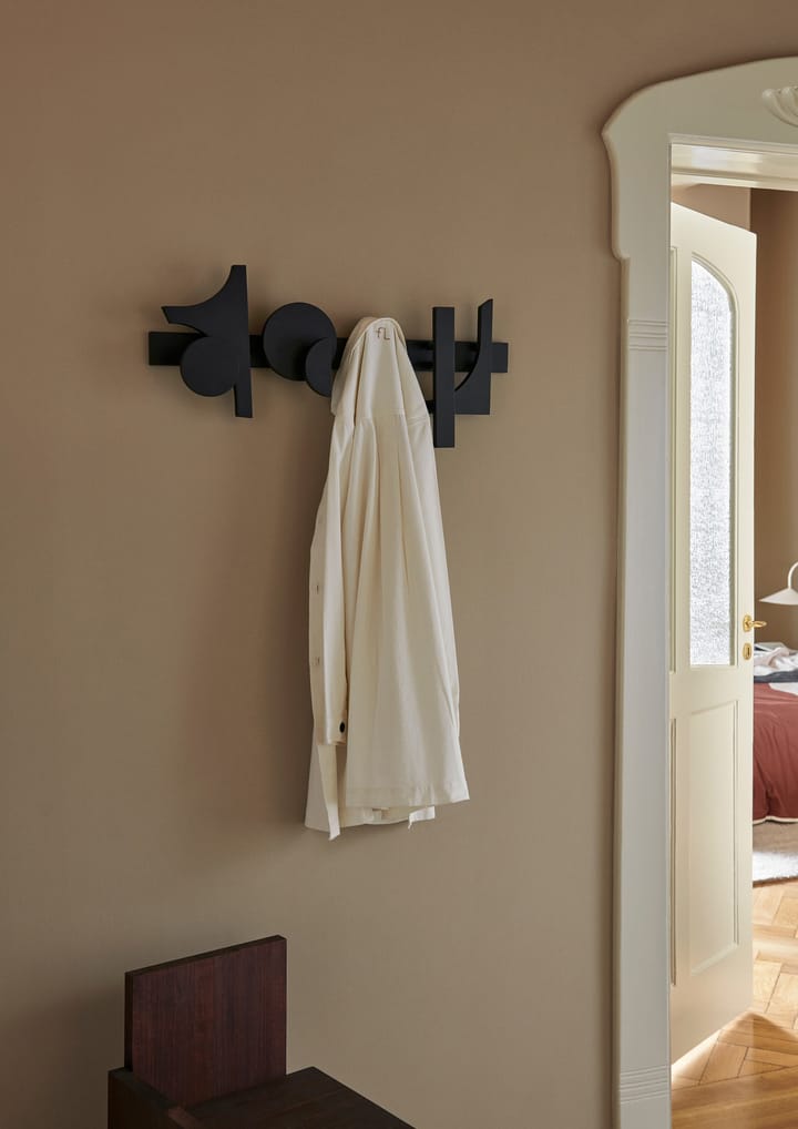 Cupe wandkapstok 33,4x73 cm, Black Ferm Living