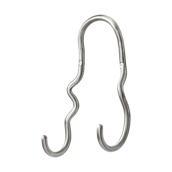 Curvature dubbele haak - Stainless steel - Ferm Living