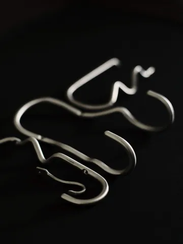 Curvature dubbele haak - Stainless steel - Ferm Living