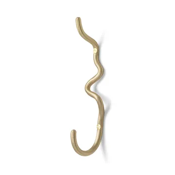 Curvature enkele haak - Messing - Ferm Living