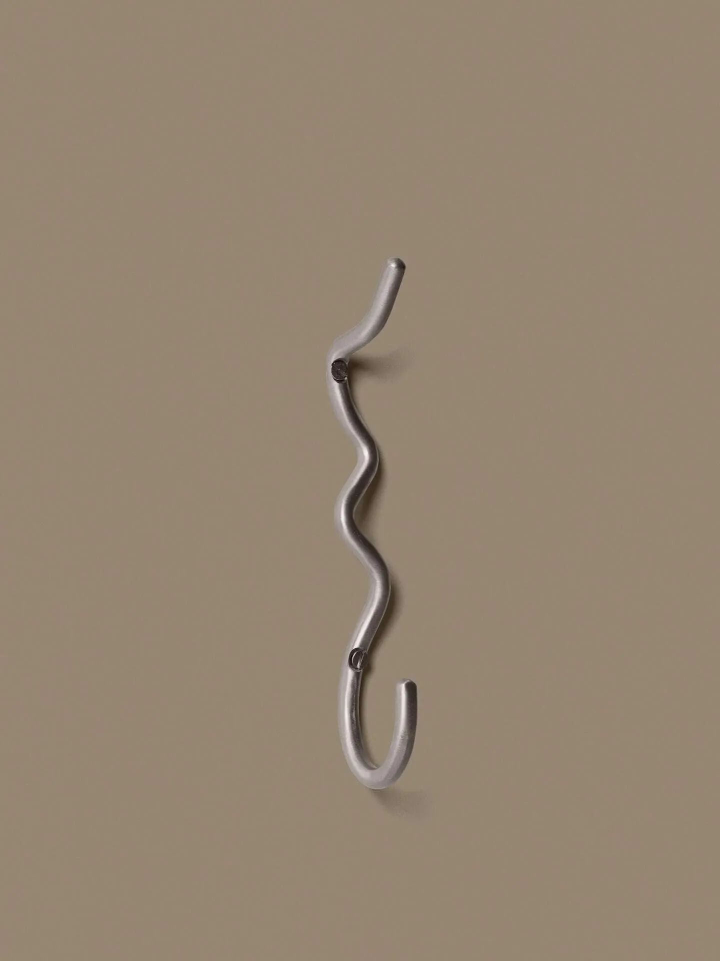 Curvature enkele haak, Stainless steel Ferm Living
