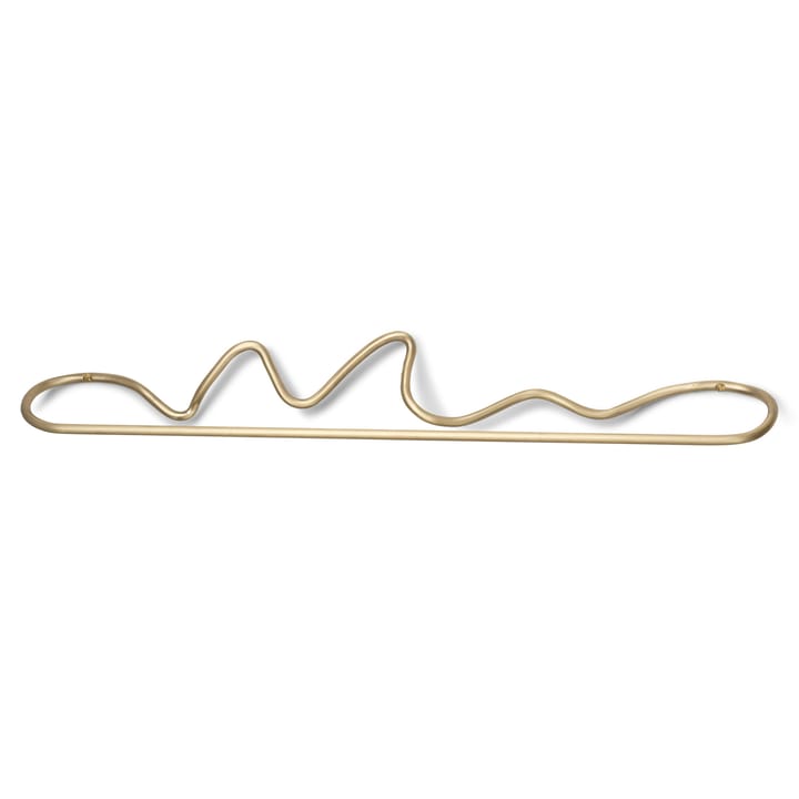 Curvature handdoekhanger - Messing - Ferm Living