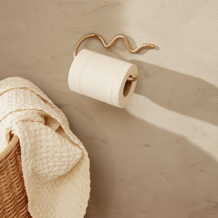 Curvature toiletpapierhouder, Messing Ferm Living