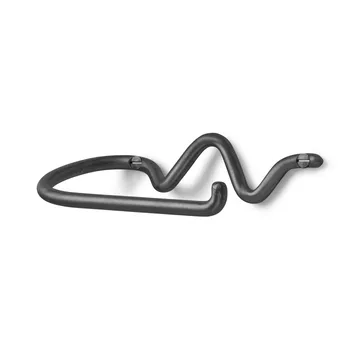 Curvature toiletpapierhouder - Zwart messing - Ferm Living