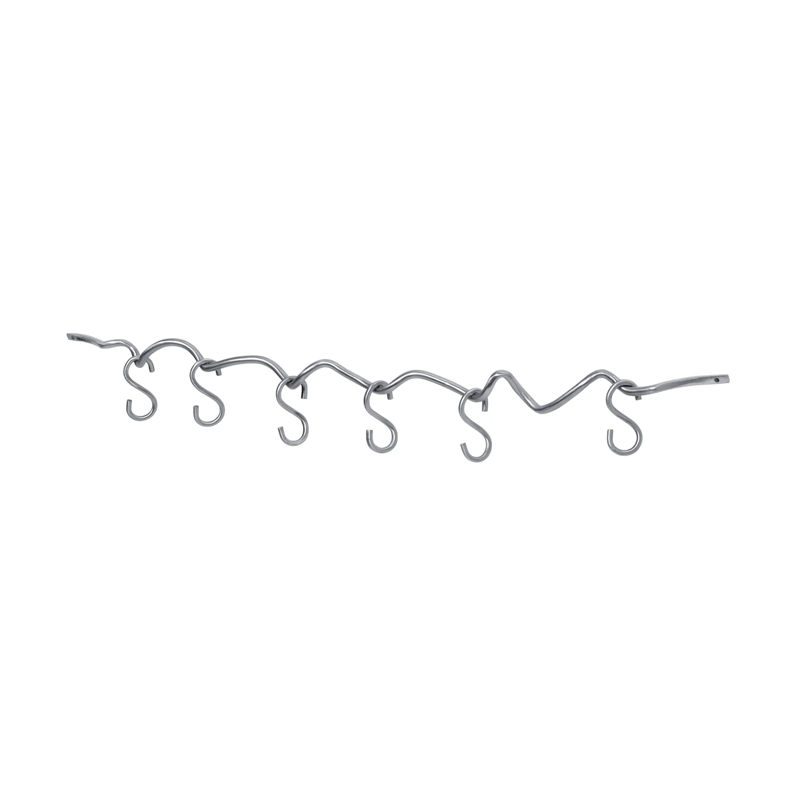 Curvature wandrail incl 6 haken, Stainless steel Ferm Living