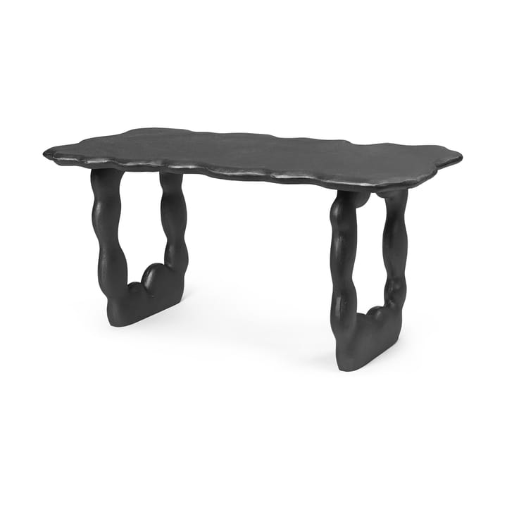 Dal Piece salontafel 100x50x47 cm - Zwart Aluminium - Ferm Living