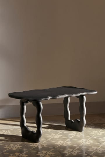 Dal Piece salontafel 100x50x47 cm - Zwart Aluminium - Ferm Living