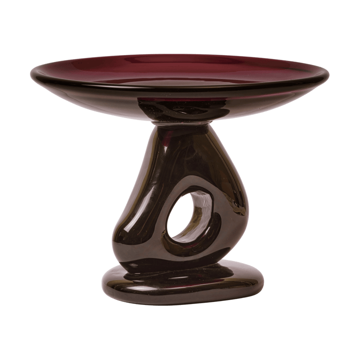 Damo glass centerpiece schotel Ø30 cm - Dark grape - Ferm Living