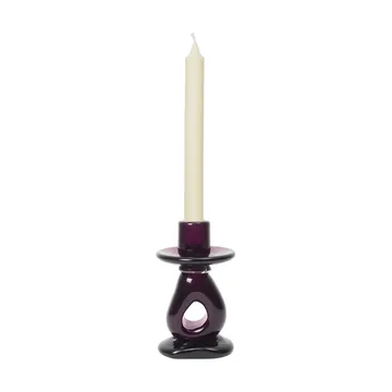 Damo kandelaar 16 cm - Dark grape - Ferm Living