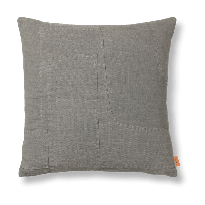 Darn kussenhoes 50x50 cm, Blauw Grijs Ferm Living