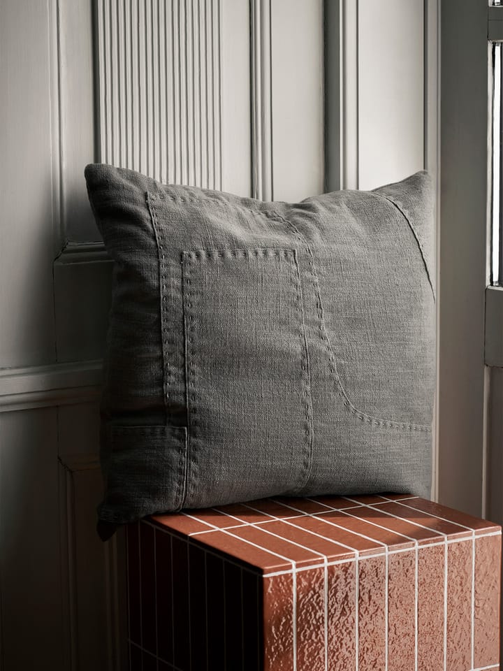 Darn kussenhoes 50x50 cm, Blauw Grijs Ferm Living