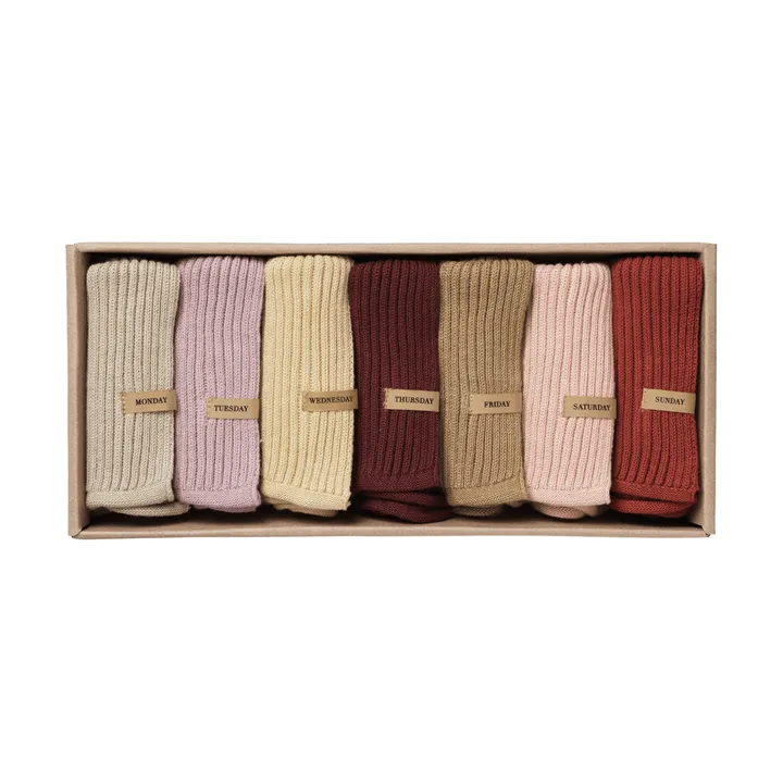 Day doek 7-pack 26x26 cm - Vivid - Ferm Living