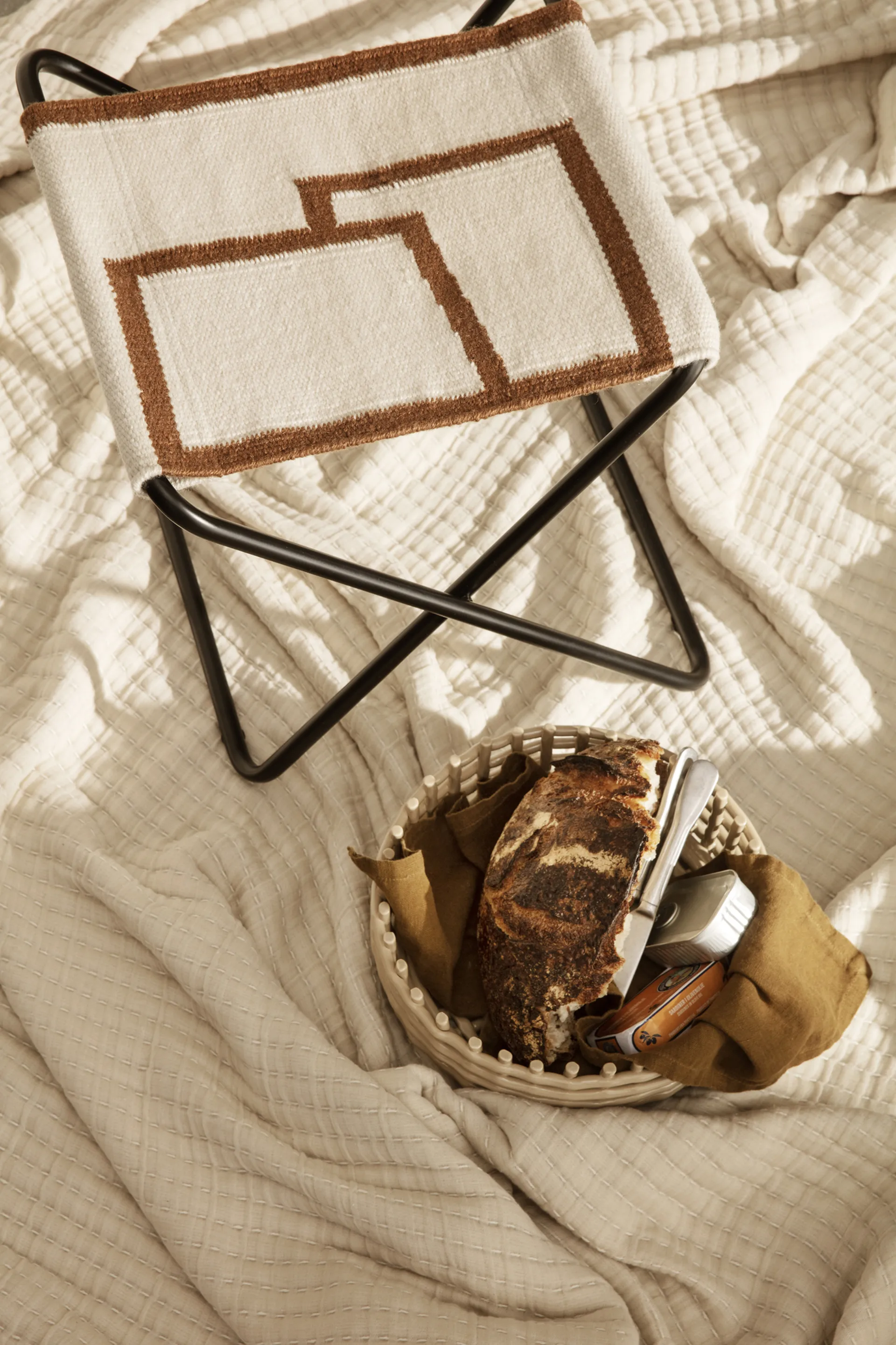 Daze sprei 240x250 cm, Beige Ferm Living