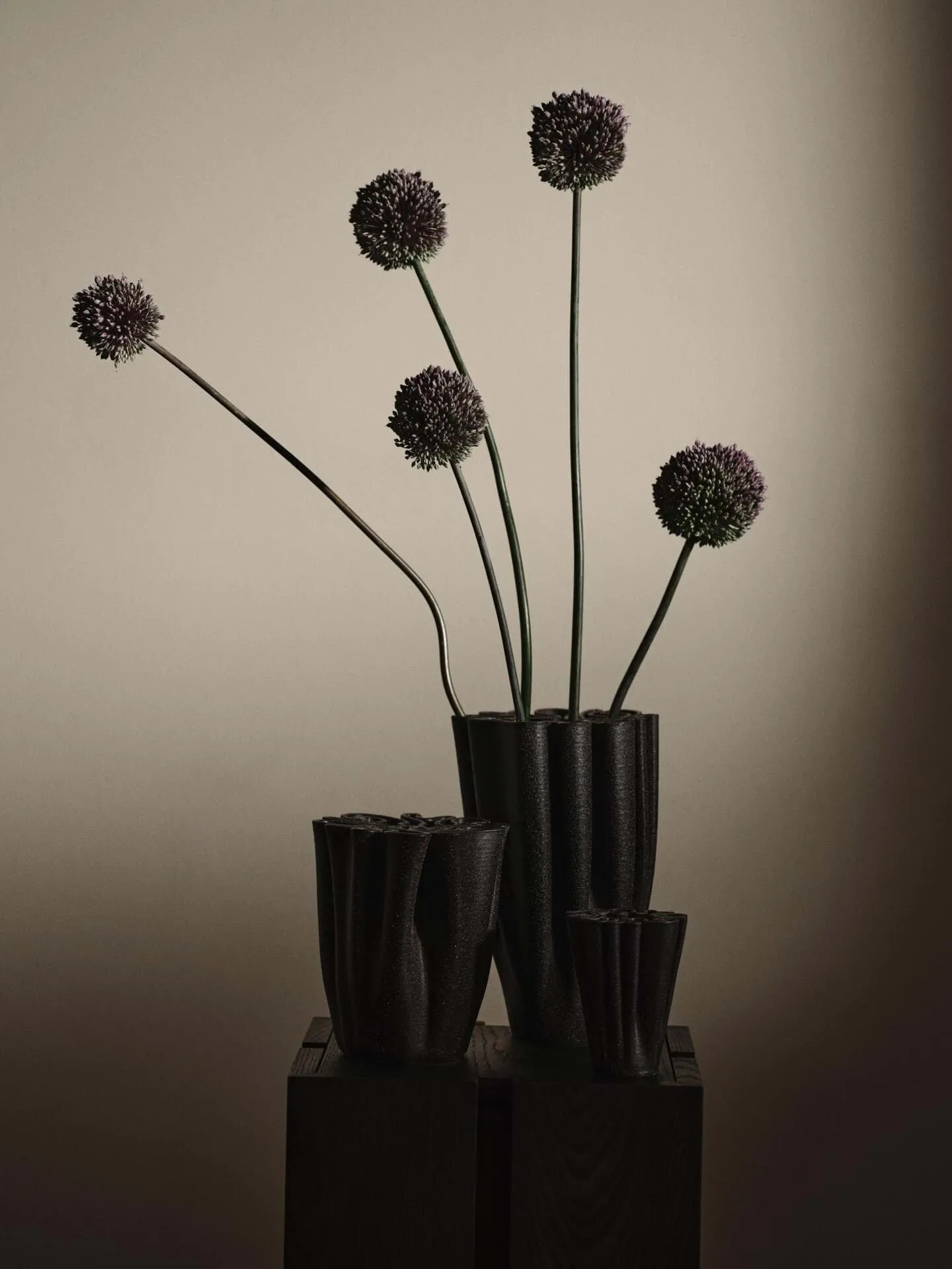 Dedali vaas 11 cm, Dark brown Ferm Living
