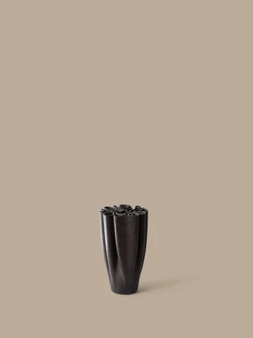 Dedali vaas 25 cm - Dark brown - Ferm Living
