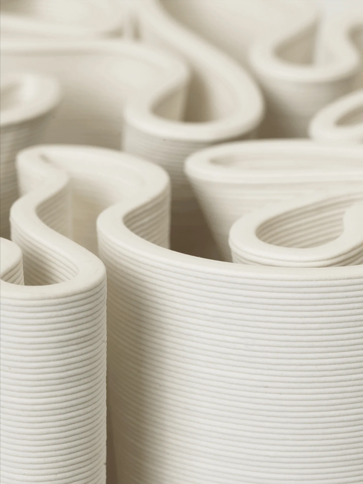 Dedali vaas 25 cm, Off-white Ferm Living