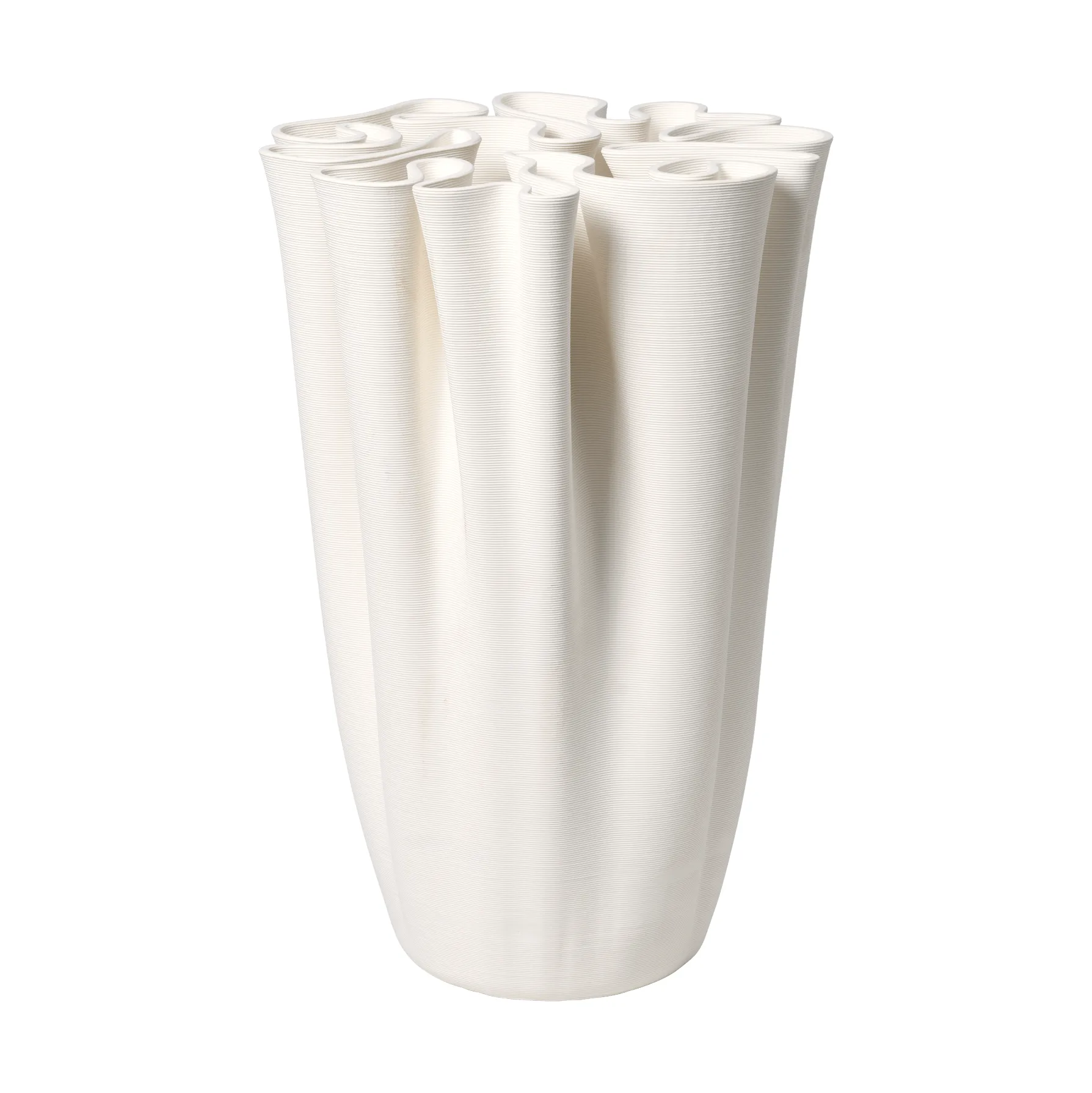 Dedali vloervaas, Off-white, 50 cm Ferm Living