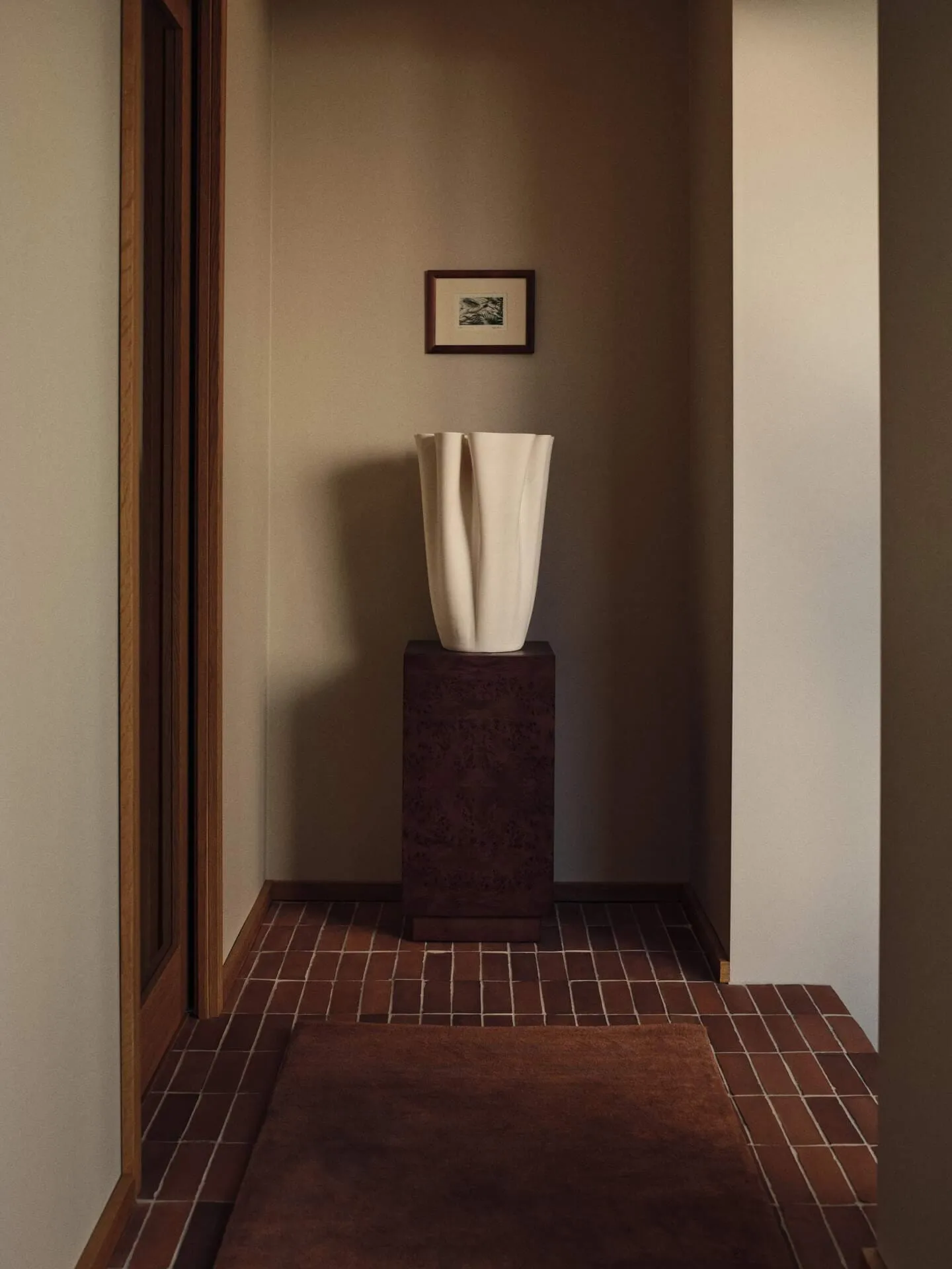 Dedali vloervaas, Off-white, 50 cm Ferm Living