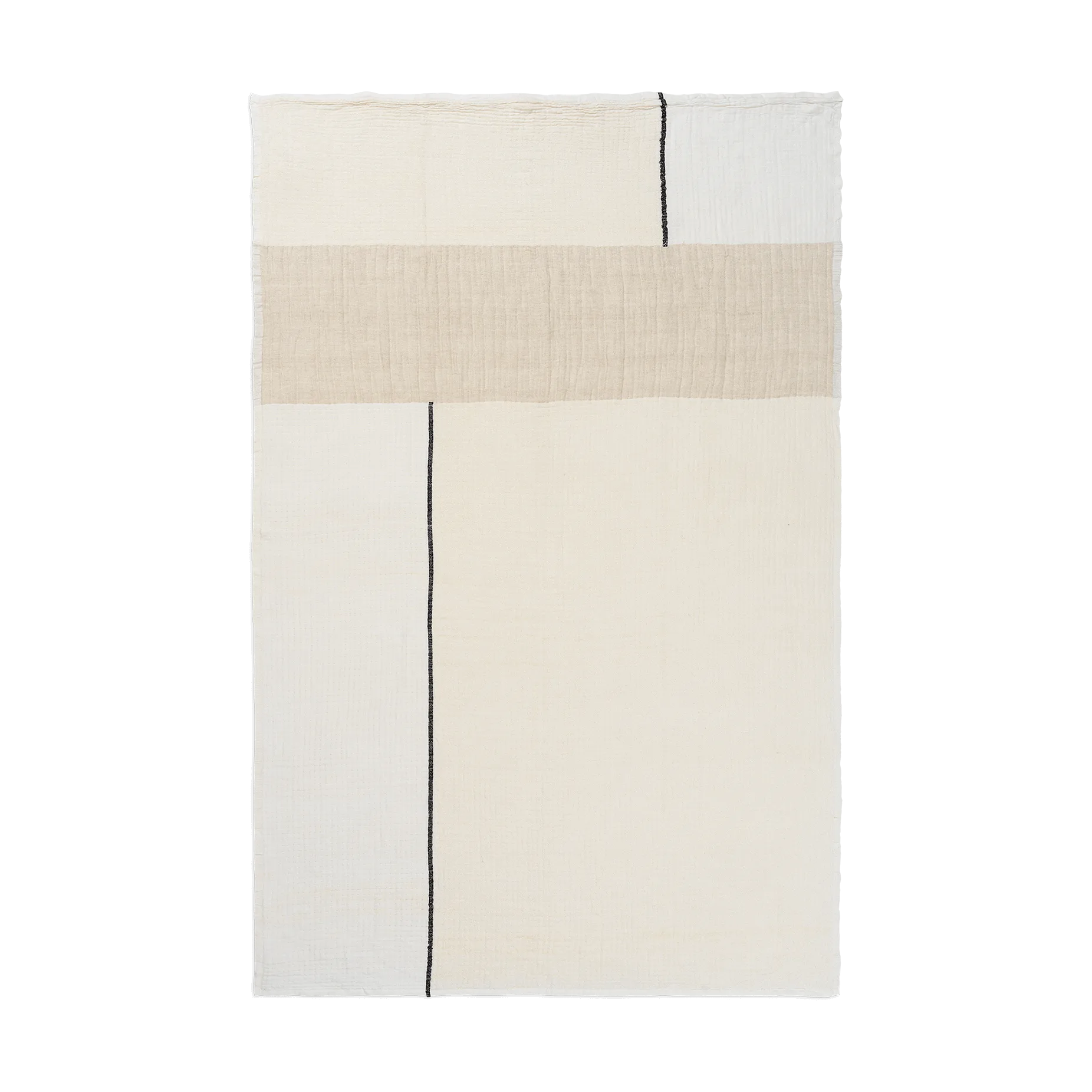 Dela deken 120x170 cm, Natural-Off-white Ferm Living
