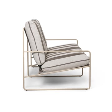 Desert 2-zits bank - Cash stripe-chocolate - Ferm Living