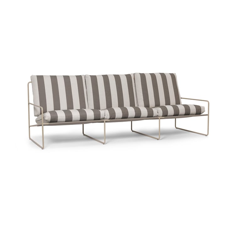 Desert driezitsbank - Cash stripe-chocolate - Ferm Living