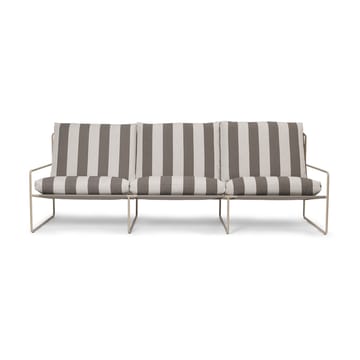 Desert driezitsbank - Cash stripe-chocolate - ferm LIVING