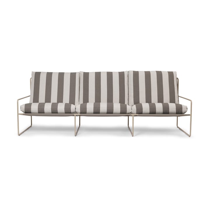 Desert driezitsbank - Cash stripe-chocolate - ferm LIVING