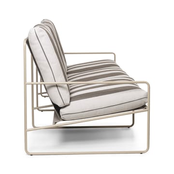 Desert driezitsbank - Cash stripe-chocolate - Ferm Living