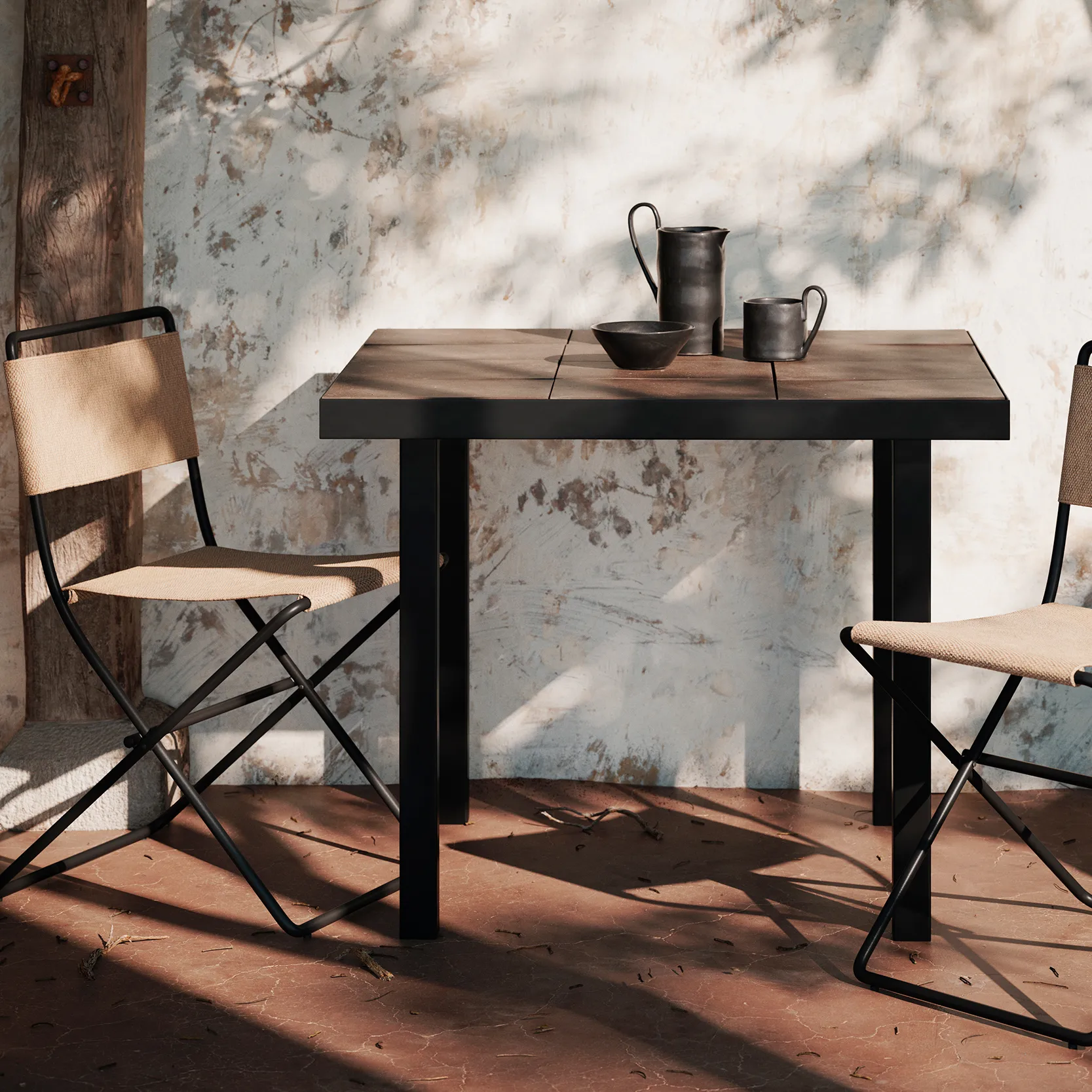 Desert eetstoel, Black-sand Ferm Living