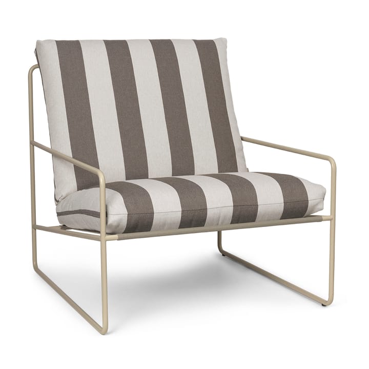 Desert fauteuil - Cash stripe-chocolate - Ferm LIVING