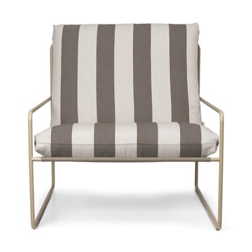 Desert fauteuil - Cash stripe-chocolate - Ferm Living