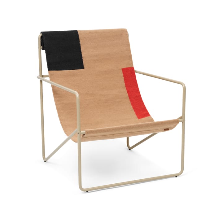 Desert loungefauteuil - block, cashemere frame - Ferm LIVING