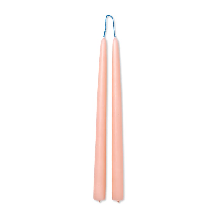 Dipped candles handgemaakte kaarsen 30 cm 2-pack  - Blush - Ferm LIVING