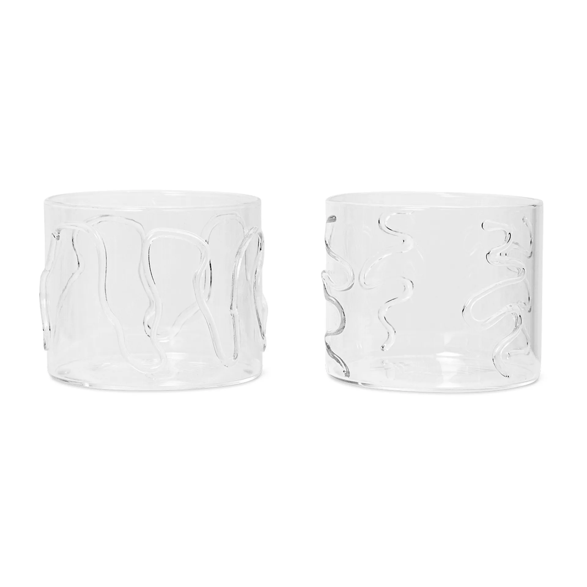 Doodle drinkglas low 2-pack, 20 cl Ferm Living